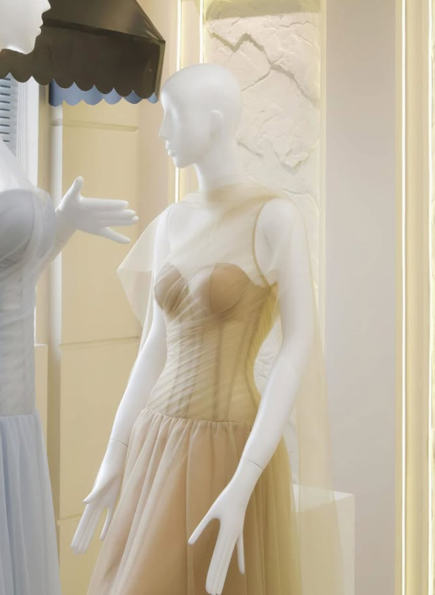 Classic A Line One Shoulder Blue Tulle Long Prom Dress Evening Dress SH4669