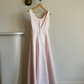 Gentle A Line Straps Light Pink Satin Prom Dress Wedding Guest Dress SH4427