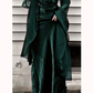Simple Burgundy Prom Dress Spaghetti Straps Long Evening Dress SH1198