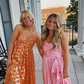 A-line Orange Prom Dress Fashion Party Evening Dress SH1211