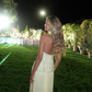 Light Yellow Tassel Exquisite Beaded A Line V Neck Backless Long Prom Dress SH5357