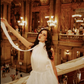 Elegant Pearl White Shimmer Chiffon Halter High Neck Sleeveless Short Prom Dress with Ruffles SH7507