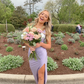 Light Purple Side Slit Satin Prom Dress Long Party Dress Evening Dress SH1073