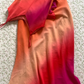 Vintage A Line Spaghetti Strap Orange-red Ombre Chiffon Prom Dress Party Dress SH7413
