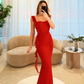 Light Yellow Mermaid Straps Ruffle Chiffon Prom Dress Date Dress SH5547