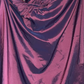 Vintage A Line Strapless Pleated Purple Satin Prom Dress Evening Dress SH6071