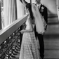 Vintage A Line Strapless White Stripe Satin Long Wedding Dress SH5877