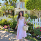 Light Pink A Line Spaghetti Strap Corset Satin Prom Dress Vacation Dress SH6255