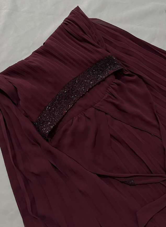 Vintage A Line Halter Beaded Chiffon Open Back Prom Dress Graduation Prom Dress SH2568