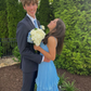 Blue Ruffle Multi-Layer Long Prom Dress Formal Evening Dress Party Dress SH898
