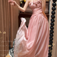 Classy A Line Sweetheart Neck Floral Chiffon Long Prom Dresses SH4634