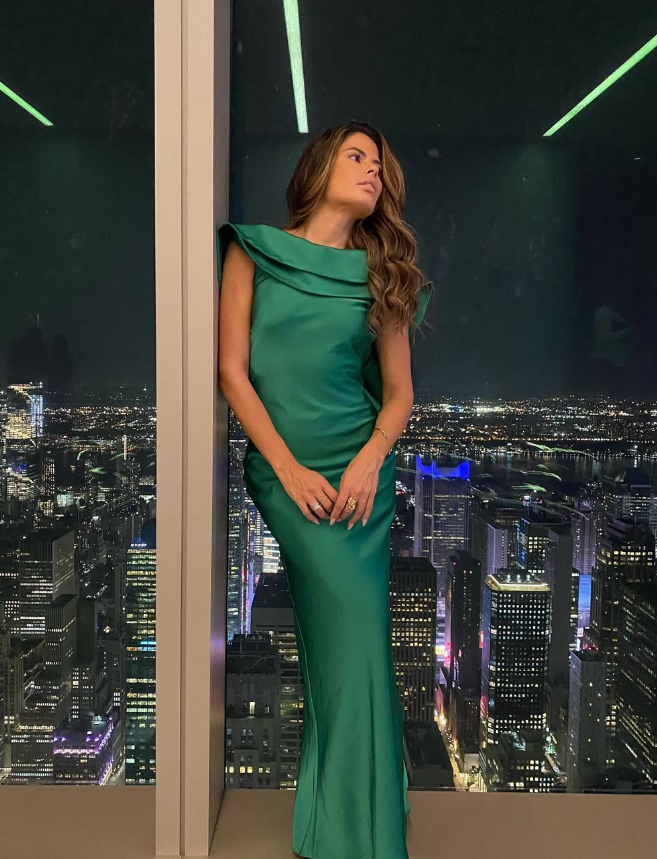 Charming Sheath Green Satin Open Back Long Prom Dress Evening Dress SH2094