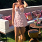 Gorgeous A Line Spaghetti Straps Pink Short Homecoming Dress with Appliques Beading SH7899
