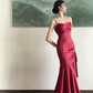 Green Sweetheart Long Evening Dress Wedding Party Dress SH1281