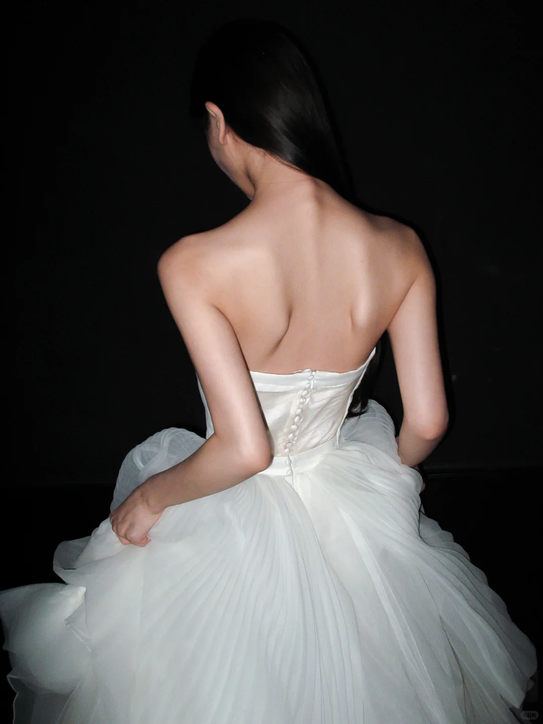 Cute White Ball Gown Sweetheart Neck Satin Tulle Long Train Wedding Dress SH8898