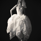 Unique A Line Strapless Corset White Satin Wedding Dress SH4527