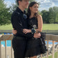 Black Chiffon Beaded Mini Satin Short Prom Dress Homecoming Dress  SH1022