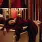 Burgundy A Line Long Sleeve Chiffon Slit Prom Dress Evening Dress SH6699