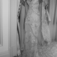 Shiny Exquisite Beaded Rhinestone Sheath Straps Tulle Long Prom Dress SH5356