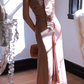 Romantic Mermaid Sweetheart Neck Pink Satin Long Prom Dress Party Dress Date Dresses SH4157