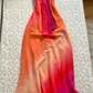 Vintage A Line Spaghetti Strap Orange-red Ombre Chiffon Prom Dress Party Dress SH7413