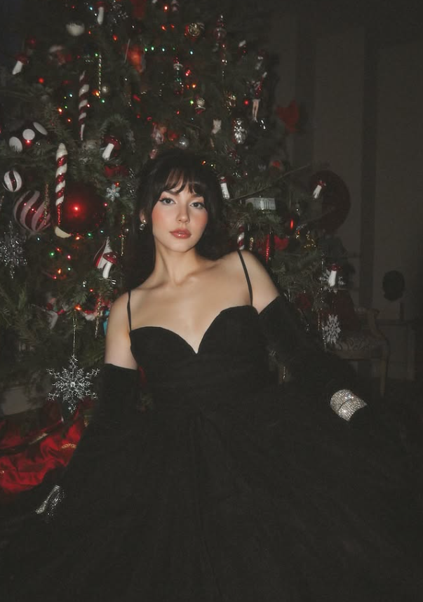 Cute Ball Gown Spaghetti Strap Black Tulle Long Prom Dress Party Dress SH5318