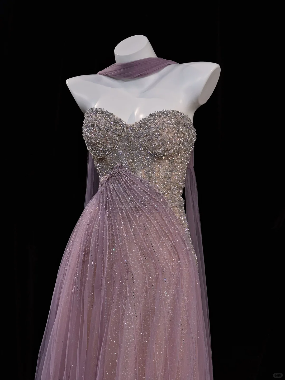 Purple A Line Sweetheart Neck Exquisite Beaded Tulle Long Prom Dress SH5001