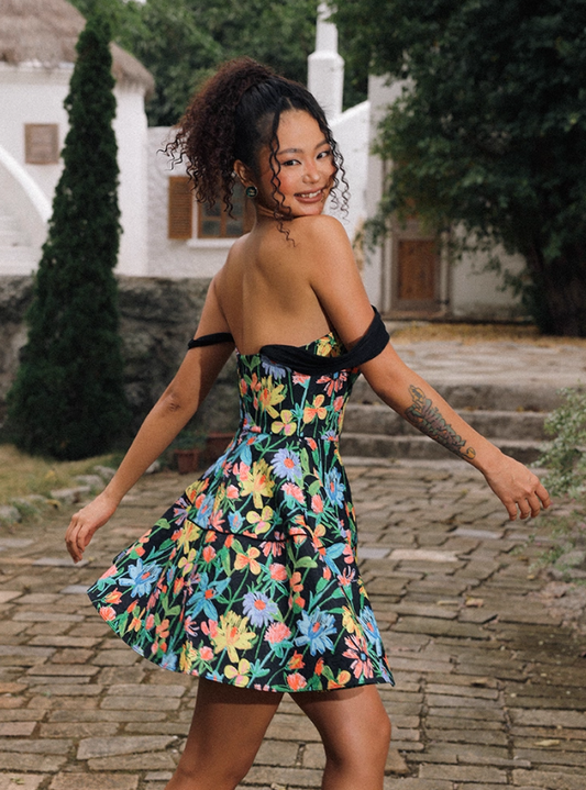 Bright and Colorful A Line Strap Satin Short Homecoming Dress Outfits SH4150