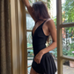Sexy Sheath V Neck Satin Cocktail Dress Homecoming Dress SH6132