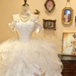 Stunning Ball Gown Off the Shoulder Lace Tulle Long Prom Dress Wedding Dress SH7404
