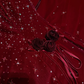 Luxurious Burgundy A Line Strapless Shiny Beaded Velvet Prom Dress SH5651
