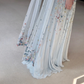 Ethereal Baby Blue A Line Spaghetti Strap Beaded Chiffon Long Prom Dress Evening Dress SH7707