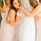 Simple Halter Pink Mermaid Chiffon Bridesmaid Dress with Slit SH6565