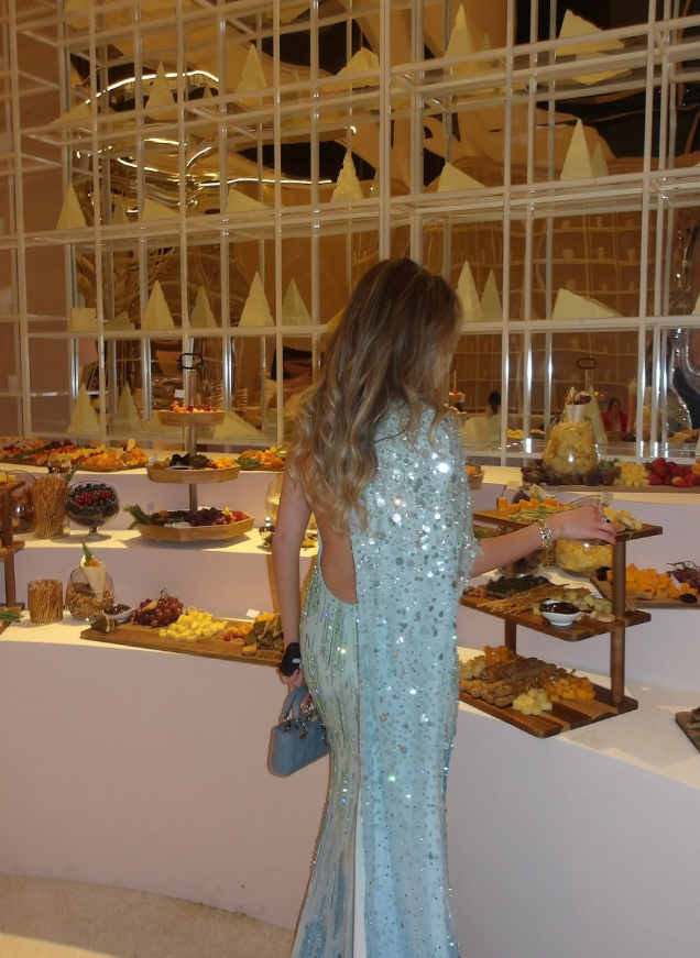 Green Blue Ombre Mermaid Exquisite Beaded Sequin Backless Tulle Prom Dress Wedding Guest Dress SH4725