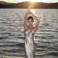 Silver Grey Sheath Strapless Satin Long Prom Dress Formal Gown Party Dress SH4186