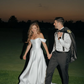 Pretty Elegant A Line Off the Shoulder Satin Long Wedding Dress SH5953
