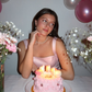 Cute Sheath Spaghetti Strap Light Pink Satin Short Homecoming Dress Birthday Dress SH2231