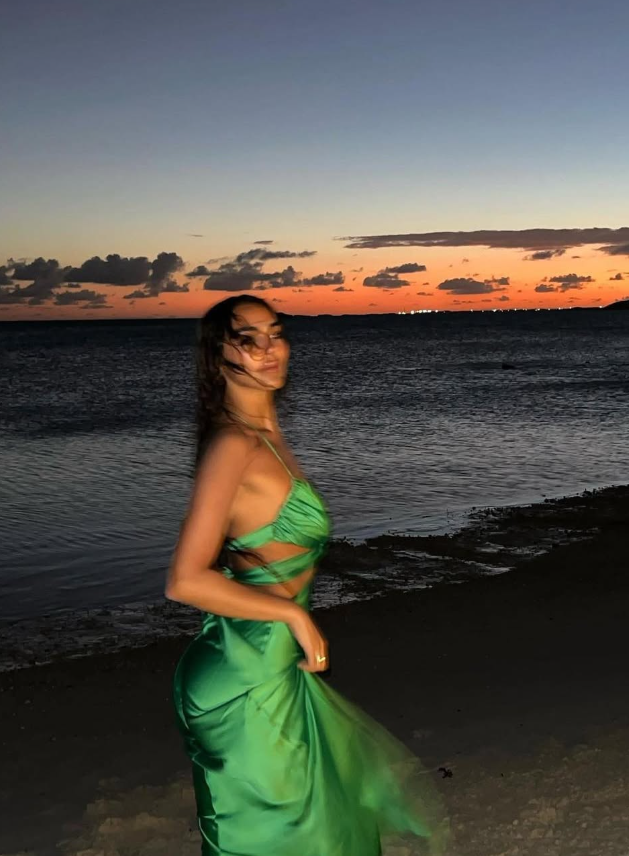 Charming Sheath Halter Green Satin Open Back Prom Dress Evening Dress SH3290