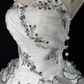 Vintage A Line Sweetheart Neck Appliques Layered Organza Prom Dress Evening Dress SH5605