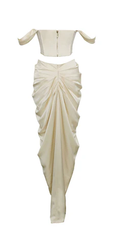 Sexy Mermaid Strapless Long  Prom Dress SH1277