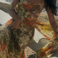 Vintage Mermaid Spaghetti Strap Beaded Ruffle Chiffon Long Prom Dress Evening Dress SH2059
