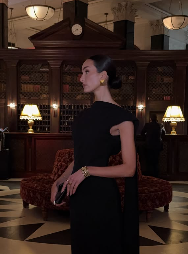 Black Elegant A Line Satin Open Back Long Evening Dress Prom Dress SH4827