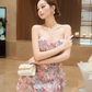 Exquisite Pink 3D Butterfly A Line Strapless Tulle Cocktail Dress Homecoming Dress SH6167
