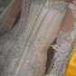 Gorgeous Exquisite Mermaid Strapless White Lace Tulle Long Wedding Dress Date Dress SH3465
