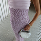Elegant Sheath Strapless Pearl Beaded Satin Long Prom Dress Evening Dress SH1946