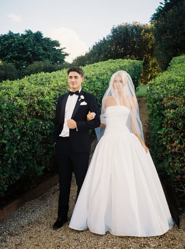 Pretty A Line Strapless White Satin Long Wedding Dress SH4855