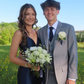 Navy Blue Mermaid Spaghetti Strap Layered Satin Prom Dress Party Dress Date Dress SH3988
