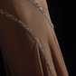 Vintage Mermaid Halter Exquisite Beaded Moka Chiffon Prom Dress Wedding Guest Dress SH5337