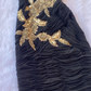 Sheath One Shoulder Appliques Sequins Black Chiffon Short Homecoming Dress SH1832