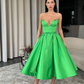 Green A-line Sweetheart Homecoming Dress Short Prom Dress SH584